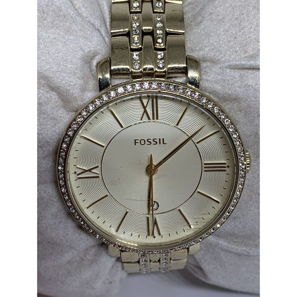 Fossil ES3547 Women's Stainless Steel Analog Dial Genuine Wrist Watch AA361